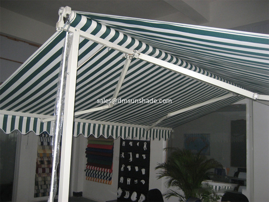 Double awning, awning, independent double - sided, electric hand - operated