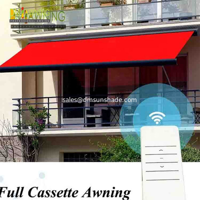 Aluminum Waterproof Retractable Awning Balcony Folding Full Cassette Retractable Awning
