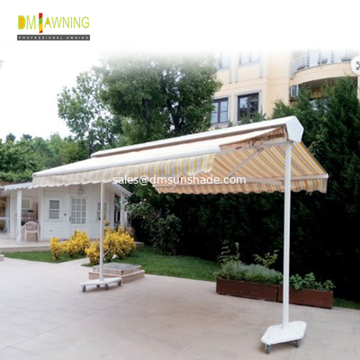 Double Sides Balcony Retractable Awning For Sunshade Wind