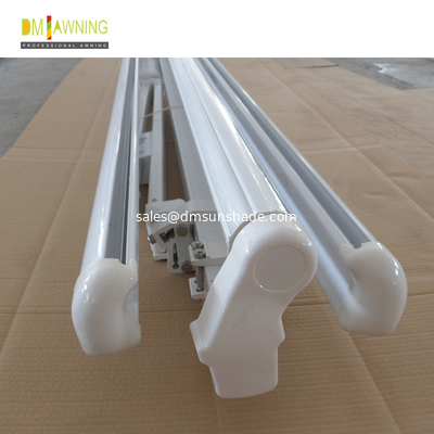 Double Sides Balcony Retractable Awning For Sunshade Wind