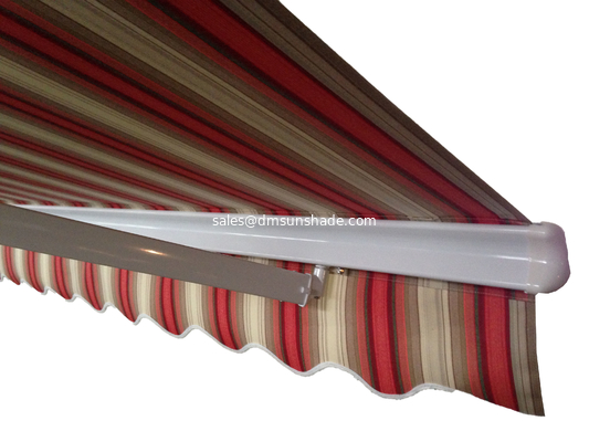 Open Air  Double Sided Awning Independent Garden Restaurant Retractable Awning