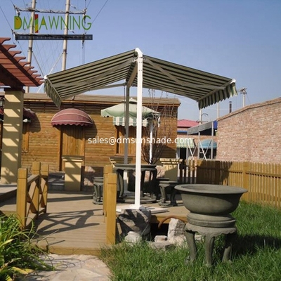 Open Air  Double Sided Awning Independent Garden Restaurant Retractable Awning