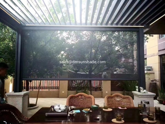 Waterproof Louver Blade Roof Awning Waterproof Aluminum Frame Pergola Awnings