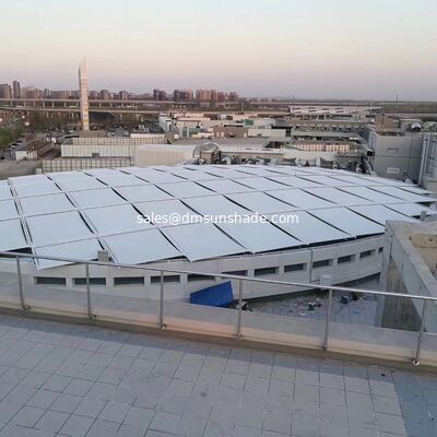Toldo retráctil para solárium, toldo retráctil para techo de solárium de vidrio, toldo exterior personalizado para patio y conservatorio, protección UV y aislamiento térmico