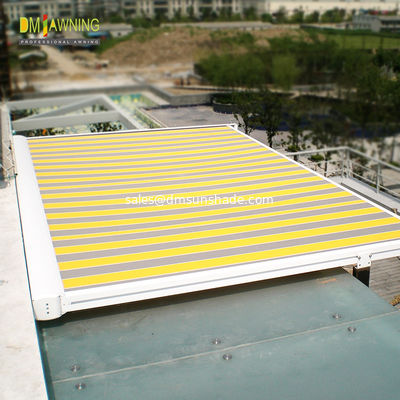 Protección contra el agua Protección contra el sol Techo retráctil Toldo de acero Toldos de jardín exterior transparentes